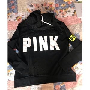 Black Victoria’s Secret PINK cowl neck sweater 🖤